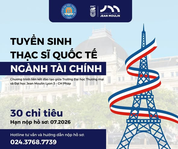 TUYỂN SINH ĐÀO TẠO CHƯƠNG TRÌNH THẠC SĨ TÀI CHÍNH KHOÁ 19